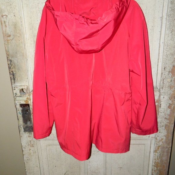 Fog By London Fog Womens Jacket Zip & Snap Front Removable Hood XL (KK-8) - Picture 5 of 5